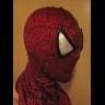 Seitenansicht der Spiderman Maske
